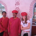 Rossella with a turban, and waiters