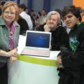 Lynn Rohrer, Simon Phipps, and a young OpenSolaris fan