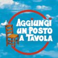 poster for Aggiungi up Posto a Tavola, showing a dove sitting on the back of a wooden chair against a blue sky