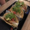 3 tacos, elegantly served